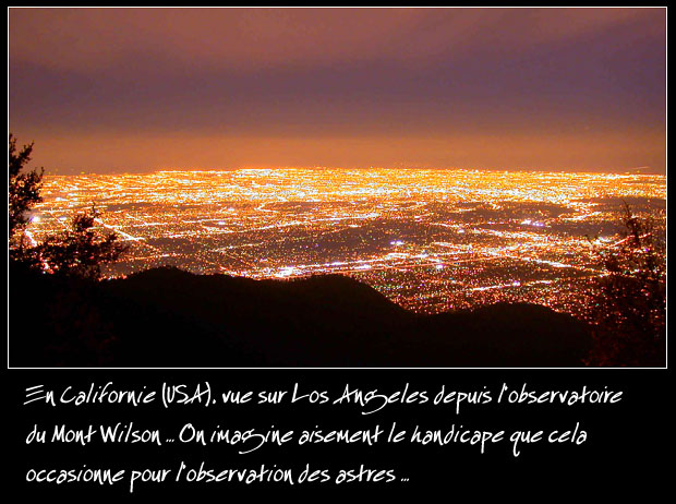 pollution lumineuse los angeles